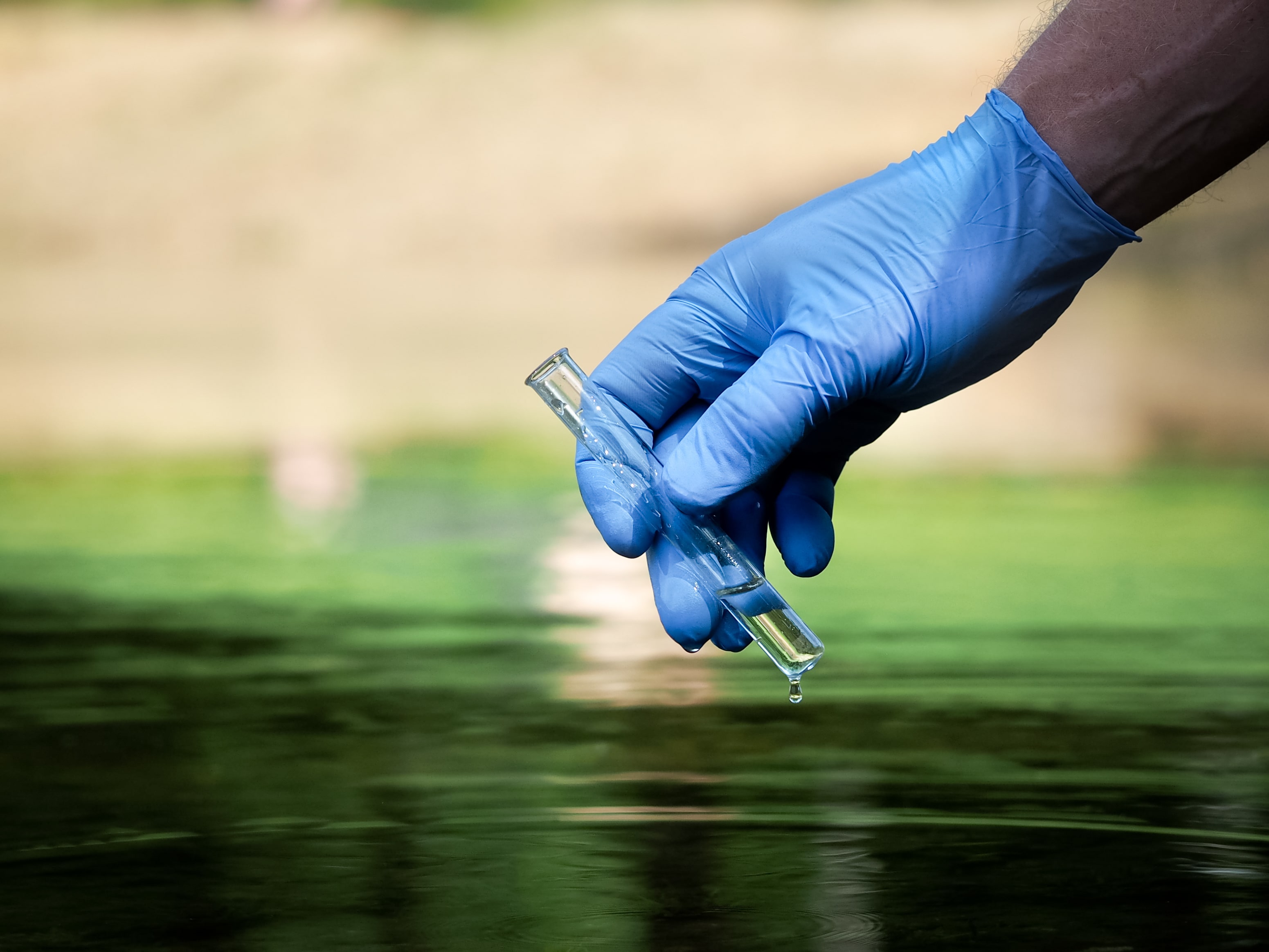water pollution test