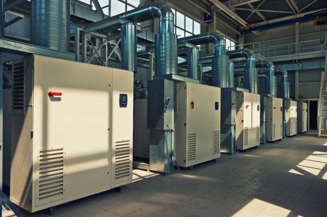 air compressor system room